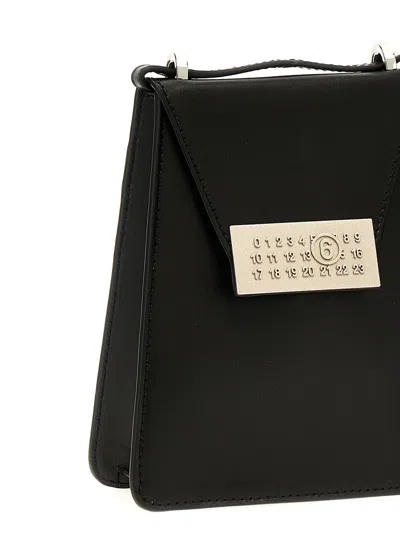 Mm6 Maison Margiela 'numbers' Mini Crossbody Bag In Black
