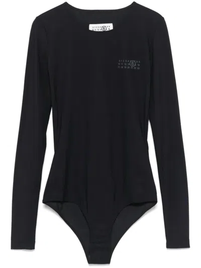 Mm6 Maison Margiela Numbers-motif Bodysuit