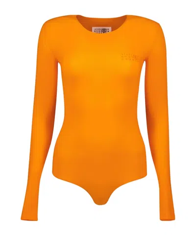 MM6 MAISON MARGIELA MM6 MAISON MARGIELA CREWNECK LONG-SLEEVED JUMPSUIT