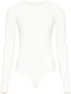 Mm6 Maison Margiela Numbers-motif Bodysuit In White