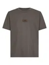Mm6 Maison Margiela Taupe Jersey Numeric Signature T-shirt