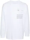 Mm6 Maison Margiela T-shirt Mit Nummern-motiv In Weiss
