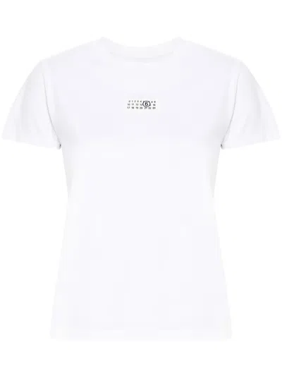 MM6 MAISON MARGIELA NUMBERS-MOTIF COTTON T-SHIRT