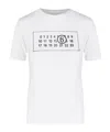 Mm6 Maison Margiela Logo Short-sleeved T-shirt In White