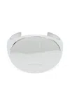 Mm6 Maison Margiela Numbers-motif Cuff Bracelet In Silver