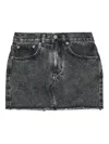 Mm6 Maison Margiela Numbers-motif Denim Skirt