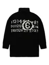 Mm6 Maison Margiela Abito Mini In Maglia Con Maxi Logo