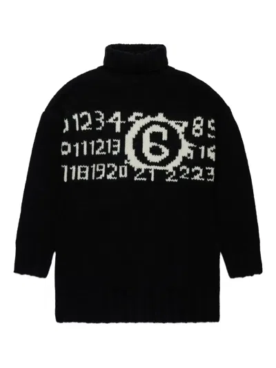 MM6 MAISON MARGIELA NUMBERS-MOTIF DRESS