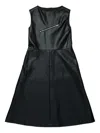 Mm6 Maison Margiela Abito Lungo In Tessuto Spalmato Con Zip