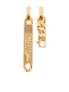 Mm6 Maison Margiela Numbers-motif Drop Earrings In 金色