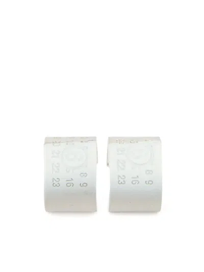 MM6 MAISON MARGIELA NUMBERS-MOTIF EARRINGS