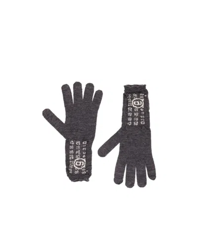 MM6 MAISON MARGIELA MM6 MAISON MARGIELA NUMBERS-MOTIF GLOVES