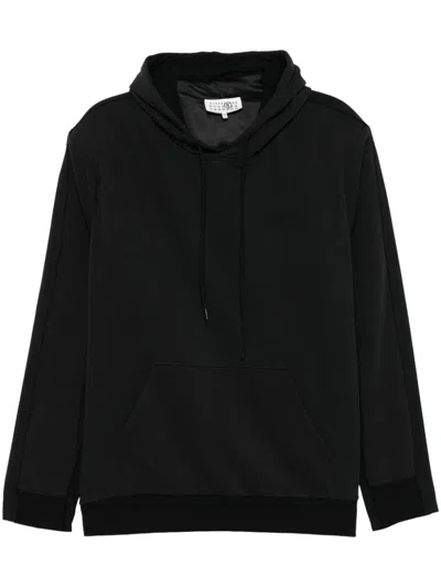 Mm6 Maison Margiela Numbers-motif Hoodie In Black