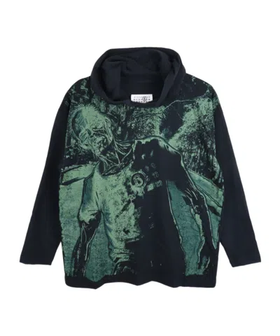 MM6 MAISON MARGIELA NUMBERS-MOTIF HOODIE