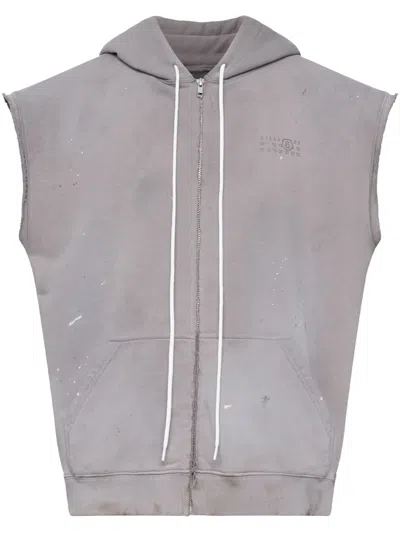MM6 MAISON MARGIELA NUMBERS-MOTIF HOODIE