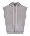 Mm6 Maison Margiela Mm6 By Maison Margiela Numbers-motif Hoodie With Artistic Paint Splatter Detail In Medium Grey