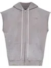 Mm6 Maison Margiela Mm6 By Maison Margiela Numbers-motif Hoodie With Artistic Paint Splatter Detail