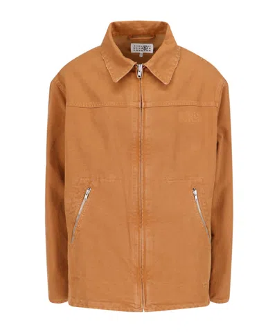 MM6 MAISON MARGIELA MM6 MAISON MARGIELA LONG-SLEEVED ZIP-UP JACKET