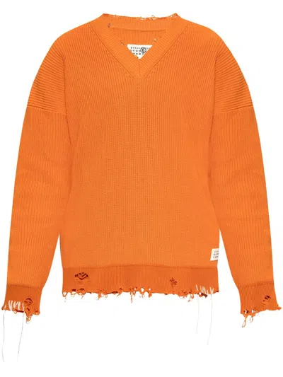 MM6 MAISON MARGIELA NUMBERS-MOTIF JUMPER