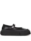 Mm6 Maison Margiela Sneakers Low Top Platform Sole In Black