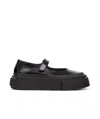 Mm6 Maison Margiela Sneakers Low Top Platform Sole In Black