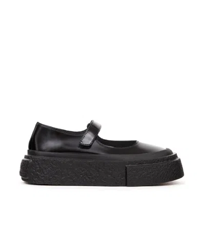 MM6 MAISON MARGIELA MM6 MAISON MARGIELA NUMBERS-MOTIF PLATFORM BALLERINAS