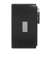 Mm6 Maison Margiela Numbers-motif Leather Wallet In Black