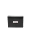 Mm6 Maison Margiela Mm6 By Maison Margiela Numeric Bifold Wallet Black In Black
