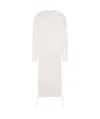 Mm6 Maison Margiela Numbers-motif Long T-shirt In White