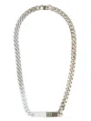 Mm6 Maison Margiela Numbers-motif Necklace In 银色