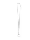 Mm6 Maison Margiela Numbers-motif Necklace In Metallic