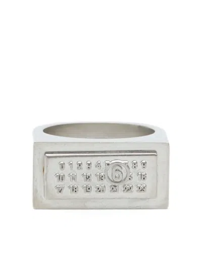 MM6 MAISON MARGIELA NUMBERS-MOTIF RING