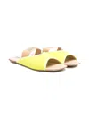 Mm6 Maison Margiela Numbers-motif Slides In Yellow