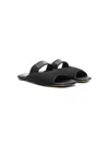 Mm6 Maison Margiela Numbers-motif Slides In Black