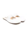 Mm6 Maison Margiela Numbers-motif Slippers In White
