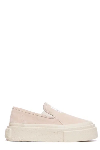 Mm6 Maison Margiela Numbers Motif Sneakers In Pink