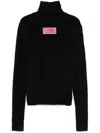 Mm6 Maison Margiela Numbers-motif Sweater In Black