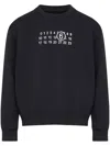 Mm6 Maison Margiela Sweatshirt Numeric Black In Cotton In Black