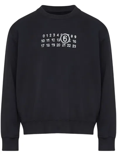 MM6 MAISON MARGIELA NUMBERS-MOTIF SWEATSHIRT