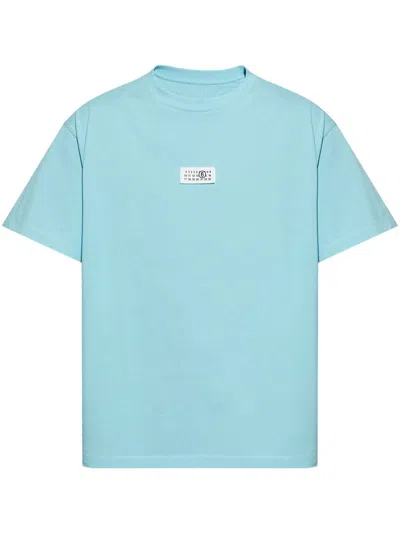 Mm6 Maison Margiela Numbers-motif T-shirt In Multicolor