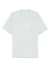 Mm6 Maison Margiela Mm6 By Maison Margiela Light Blue Cotton T-shirt In Green