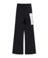 Mm6 Maison Margiela Numbers-motif Track Pants In Black