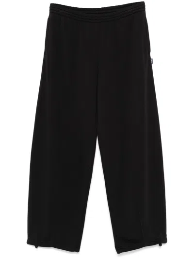 Mm6 Maison Margiela Numbers-motif Track Pants In Black