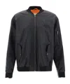 Mm6 Maison Margiela Double Fabric Jacket In Black
