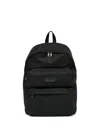 Mm6 Maison Margiela Numbers-patch Backpack In Black