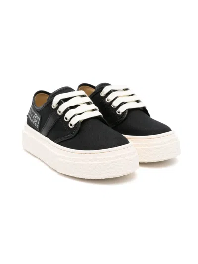 Mm6 Maison Margiela Kids' Numbers-patch Sneakers In Multi