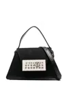 Mm6 Maison Margiela Numbers-plaque Mini Bag In Black