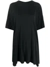 Mm6 Maison Margiela Numbers-print Cotton Playsuit In Black