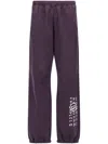 Mm6 Maison Margiela Jogginghose Mit Nummern-print In Violett