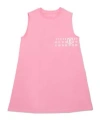 Mm6 Maison Margiela Kids' Numbers-print Dress In Pink